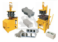 Machine à fabriquer des blocs creux manuelle à prix avantageux, 8 pièces par fois, machine à briques