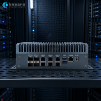 Pare-feu 6 ports LAN, Ethernet 2.5G I226-V, 4 ports SFP 10G, processeur Intel Atom série C3958, appareil réseau pour bureaux commerciaux