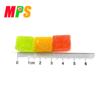 Nieuwe Smaak 6G Gemengde Fruit Smaak Cube Soft Candy Gummy Snoep
