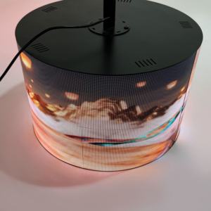 Écran d'affichage numérique couleur pour hôtel de luxe, panneau publicitaire cylindrique LED P2 P2.5, écran rond pour colonne - Product Image 3
