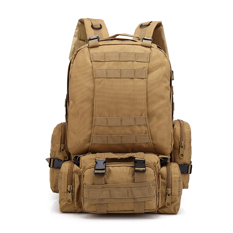 Molle Outdoor Rucksack Waterproof Tactical Tactical Bag Large Capacity For Men Hiking Day Pack