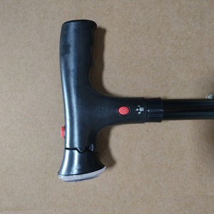Canne à double poignée réglable et pliable avec alarme pour le soutien des personnes âgées - Product Image 3