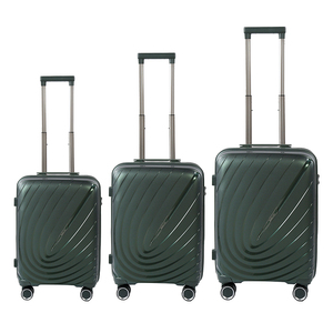 Maleta Rígida <span class=keywords><strong>de</strong></span> PP con Diseño Elegante, Maleta <span class=keywords><strong>de</strong></span> <span class=keywords><strong>Viaje</strong></span> <span class=keywords><strong>de</strong></span> Color Sólido a la Moda, Ligera y Expandible, 360 °    Ruedas y Candado TSA - Product Image 1