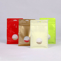 Custom Printed Biodegradable White Stand Pouch Zipper Durable Kraft Paper Foil Aluminium Food Tea Coffee Packaging Bags Snacks