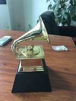 Trophée Grammy réplique personnalisé de taille réelle populaire, souvenir personnalisé