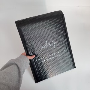 Hot Sale Cheap Custom logo Poly Packaging Black Mailer Bubble <b>Bags</b> Courier <b>Bag</b> - Product Image 2