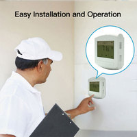 Capteur de température et d'humidité sans fil LoRaWAN avec écran LCD, transmission sur 5 km, surveillance cloud, hygromètre et thermomètre d'intérieur