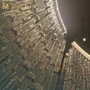 Zhongshan ha realizzato un grande lampadario di cristallo di alta qualità per illuminazione interna per l'illuminazione di decorazioni per la casa dell'hotel - Product Image 6