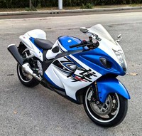 Suzuki Hayabusa 1340cc, refroidissement liquide, quatre cylindres, ABS, SIRS, moto sportive de tourisme haute vitesse ultime