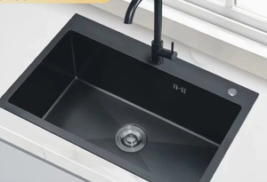 Kitchen <b>Sink</b> Stainless Steel Single Bowl with <b>Drainer</b> Board Right Hand - Product Image 4