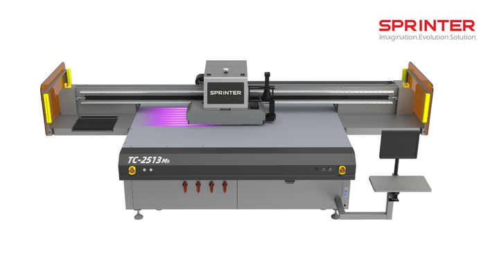 SPRINTER VB-900 Visual Position Ricoh G6 Belt Convey Flatbed UV Printer
