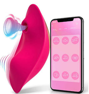 Großhandel OEM APP Fernbedienung Clitoris Panty Frauen Sexspielzeug Panty Wearable <span class=keywords><strong>Vibrator</strong></span> für zwei ohne Ton - Product Image 1