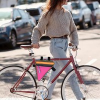 Sac de cadre de vélo triangulaire léger et réglable, antichoc, avec sangle amovible, pochette de vélo haut de gamme pour VTT et activités de plein air