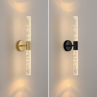 Applique murale LED longue et élégante à bulles, commande vocale, design moderne et minimaliste pour hôtel, couloir, salon