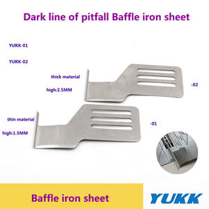Nouvelles pièces de machine à coudre : Plaque de guidage en fer <span class=keywords><strong>pour</strong></span> ligne foncée avec <span class=keywords><strong>pied</strong></span> presseur - Product Image 6
