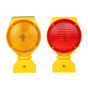 Feux de signalisation solaires pour barricades, clignotants d'avertissement d'urgence, barrières lumineuses montées sur véhicule pour chantier de construction - Product Image 1