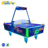 Machine de jeu d'air hockey Star de luxe à monnayeur pour 2 joueurs, avec interface en anglais, pour enfants et adultes - Meilleures ventes