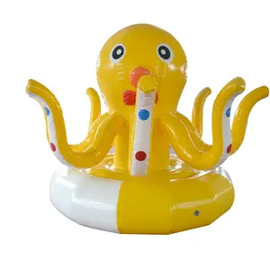 Inflatable Octopus Climbing/Inflatable Floating Climbing Water Trampolin Inflatable Gyroscope Banana Boat