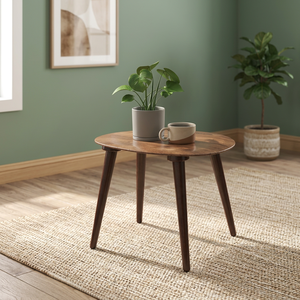 Mesa de Centro Ovalada para Sala de Estar, Mesa Moderna con Estructura Metálica y Tapa Elegante para Decoración del Hogar - Product Image 2