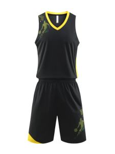 Vente en gros de maillots de basket-ball de meilleure qualité 100% polyester grande taille ensembles de shorts personnalisés dernière conception respirante évacuant l'humidité - Product Image 3