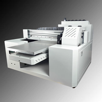 Printer UV 3050 dengan Platform Hisap, Pernis Putih untuk Magnet Kulkas, Lencana, Kayu, Akrilik, Logam, Plastik, Kaca, Printer Flatbed