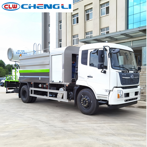 Camion anti-poussière CLW personnalisé 4x2 230HP Dongfeng 12000L pour l'entretien des routes municipales - Product Image 3