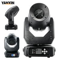 Projecteur LED mobile 3-en-1 RGB 150W avec fonctions Beam, Spot et Wash, DMX512, Prisme et Zoom pour Éclairage de Scène, Mariages, Fêtes, Discothèques, Clubs et Concerts