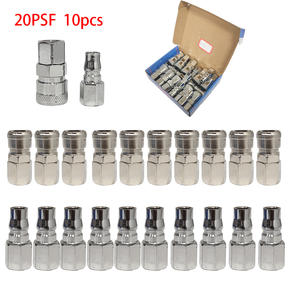 China Factory Wholesale Pneumatic Fittings Air <b>Quick</b> Coupling Pipe <b>Connector</b> PF+SF for Tubes - Product Image 3