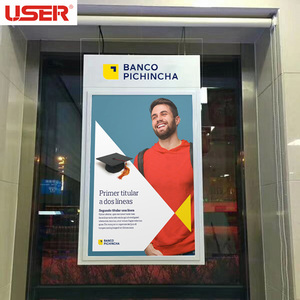 Bảng Hiệu Kỹ Thuật Số Full HD Màn Hình Hiển Thị Video <span class=keywords><strong>Led</strong></span> Cửa Sổ Màn Hình Kép Thiết Kế Siêu Mỏng Hai Mặt - Product Image 3