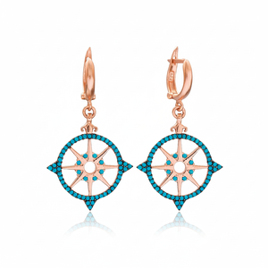 Zircon POLE Star สีเงินโรเดียมชุบโรเดียมสุดหรูเครื่องประดับสำหรับงานเลี้ยงทันสมัย - Product Image 2