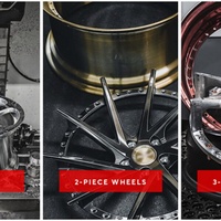 Velg Aluminium Alloy 2-Piece 5x112 PCD 18-23 Inch Deep Dish Concave Lapisan Emas 40mm ET 20mm Garansi 36 Bulan