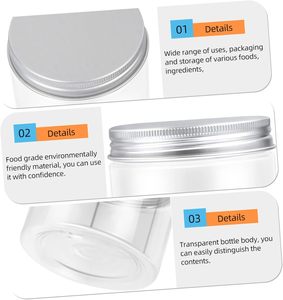 Frascos de Vidrio Transparente o Ámbar Vacíos de 50ml, 100ml, 250ml, 500ml, con Tapas Metálicas de Aluminio Negro y Dorado, Impresión Serigrafiada, para Regalos y Manualidades - Product Image 4