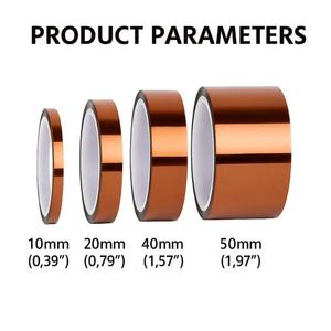 Chịu nhiệt <span class=keywords><strong>Filament</strong></span> Băng polyimide cho bảng mạch Vàng ngón tay bảo vệ chống tĩnh nhiệt độ cao - Product Image 4