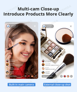 Hushida 15.6 "Thiết bị phát sóng trực tiếp thông minh Bán các sản phẩm làm đẹp trên Facebook/INS/tiktok - Product Image 4