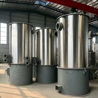 Caldera de aceite térmico de baja presión de circulación natural horizontal OEM/ODM para biomasa, pellets, astillas de madera y carbón, con construcción de acero al carbono