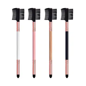 7 Types Double Head Makeup Brush Make Up Double Eyelash Eyebrow Brush Eyebrows Comb Pencil Makeup Brushes Cosmetics Tools