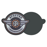 Patch en silicone PVC souple 3D personnalisé, patch en caoutchouc PVC souple 3D avec velcro