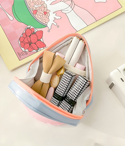 Popular Triangle Makeup Bag Portable Lipstick Storage <b>Pouch</b> High Capacity Cosmetic Bag For Women - Product Image 5