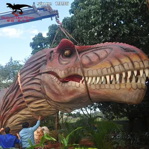 Dinosaurio caminante interactivo animatronic popular del parque de atracciones a la venta
