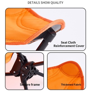 Tabouret pliant triangulaire rotatif empilable de qualité supérieure, robuste et <span class=keywords><strong>l</strong></span>éger, pour <span class=keywords><strong>l</strong></span>'extérieur, le cyclisme, la pêche en bord de mer et la randonnée en pleine nature - Product Image 4