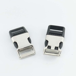 หัวเข็มขัดล็อคอัตโนมัติ โลหะผสมสังกะสี เส้นผ่านศูนย์กลางภายใน 20 มม. สีเงิน สำหรับกระเป๋า เข็มขัด เสื้อผ้า เป้สะพายหลัง สายรัดสัตว์เลี้ยง - Product Image 1