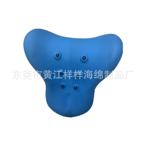 Almohada de Masaje Magnética Everything Pu en Forma de Y, Soporte para el Cuello, Corrector de Columna Cervical, Azul - Product Image 2