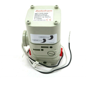เบลโลแรม ที-100 รุ่น 961-070-000 ตัวแปลงสัญญาณความปลอดภัยแบบแก๊สและไฟฟ้า  รับสัญญาณ 4-20mA พร้อมส่งสัญญาณออก 3-100 Psig - Product Image 5