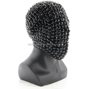 Kanye Stijl Premium Zwart Full Face Spiked Party Capuchon Zachte Hoofddeksels Diy Design Masker Voor Feest Evenementen