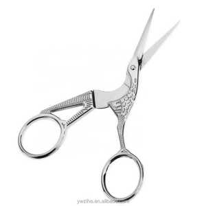 Forbici Vintage in Lega con Motivo Floreale, Forbici <span class=keywords><strong>da</strong></span> <span class=keywords><strong>Sarta</strong></span> con Fiore di Prugno, Forbici Antiche per Cucito e Lavori di Precisione - Product Image 5