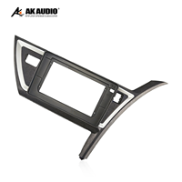 Marco de Radio para Coche de 10.1 Pulgadas para Toyota Auris 2012-2015, Kit de Panel Estéreo Negro, Modificación de Plástico ABS+PC