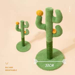 2025 New Design Lovely Caves 23.6 in Cactus Cat <b>Scratching</b> <b>Post</b> cat Tree for Large Cats - Product Image 3