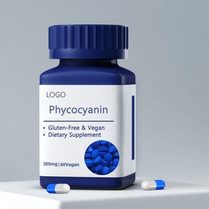 Tablet Phycocyanin Spirulina Biru Label Pribadi OEM 250mg - Product Image 2