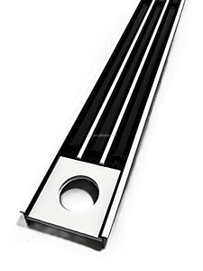 Lưới tản nhiệt ẩn kiểu khe cắm nhúng với lỗ ánh sáng lỗ thông hơi tuyến tính để chiếu sáng phù hợp với trần nhà trong nhà - Product Image 4