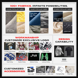 เสื้อสเวตเชิ้ตคอโอ ผ้าเทอร์รี่ ผ้าฝ้าย ปรับได้ 3 มิติ สำหรับผู้ชาย แบบ OEM&ขายส่ง เสื้อสเวตเชิ้ตเปล่า คอวี แบบสั่งทำได้ - Product Image 5